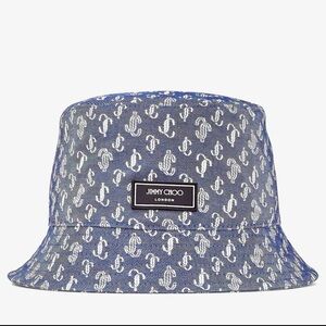 Jimmy Choo “Renata” Denim Bucket Hat